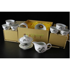Chinese Teapot Set 9pcs T-002