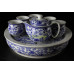 Chinese Teapot Set 8pcs with Ceramic Base T-021