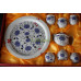 Chinese Teapot Set 8pcs with Ceramic Base T-023