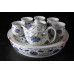 Chinese Teapot Set 8pcs with Ceramic Base T-023