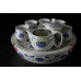 Chinese Teapot Set 8pcs with Ceramic Base T-023